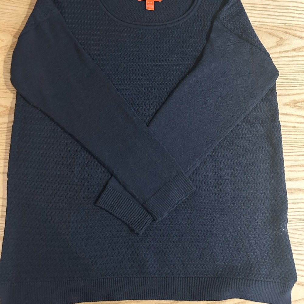 Joe Fresh Navy Sweater. X-Large. - Picture 3 of 4